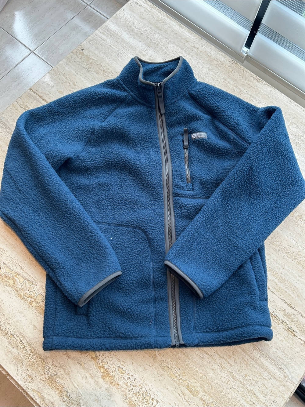 NWOT Mondetta Originals Men’s Navy Full-Zip Fleece Jacket size M